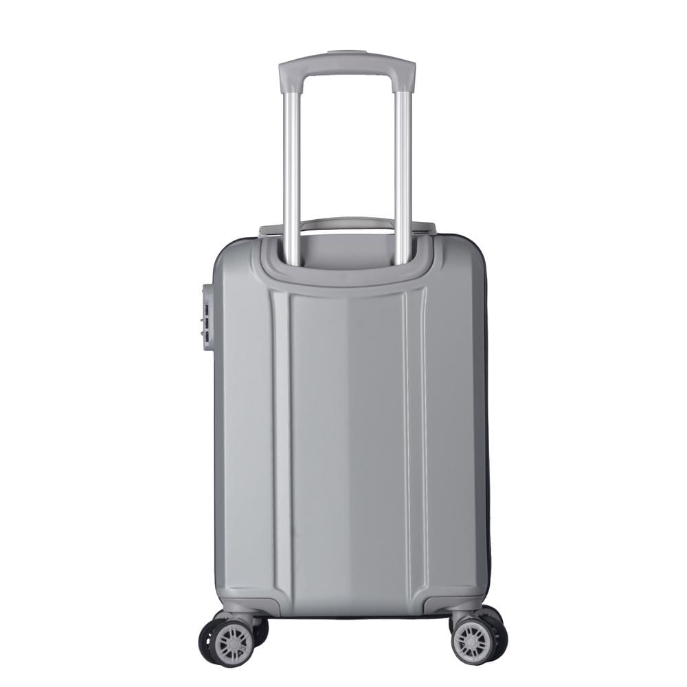 Juego Set Maletas X3 18,22,26 Pulg. Bin Ht 084 Plata img #3