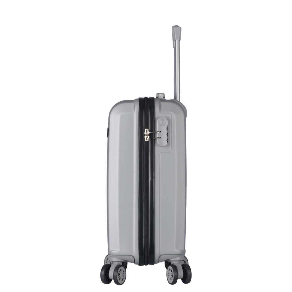 Juego Set Maletas X3 18,22,26 Pulg. Bin Ht 084 Plata img #4