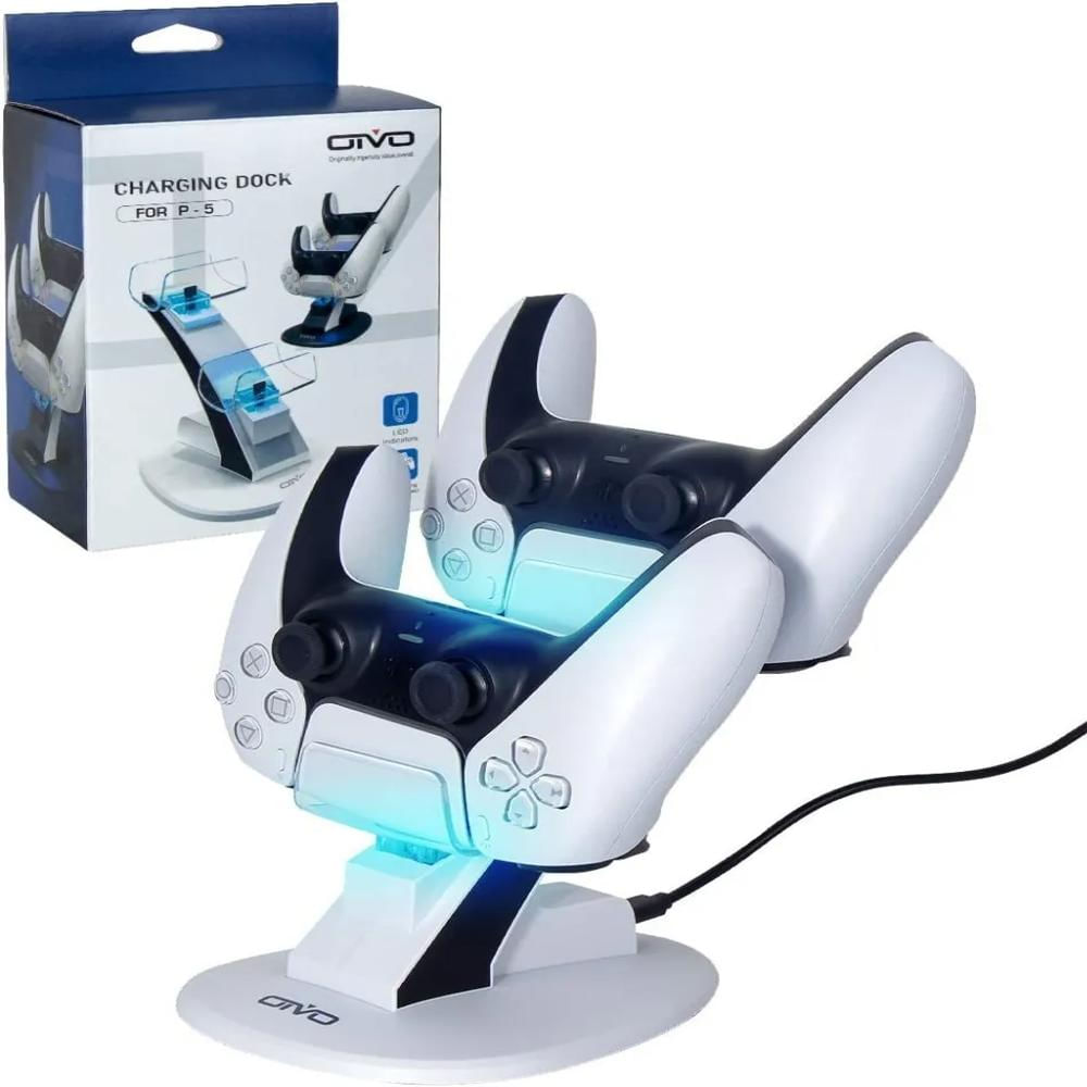 Base Carga Control Ps5 Playstation 5 Stand De Carga Dual img #1