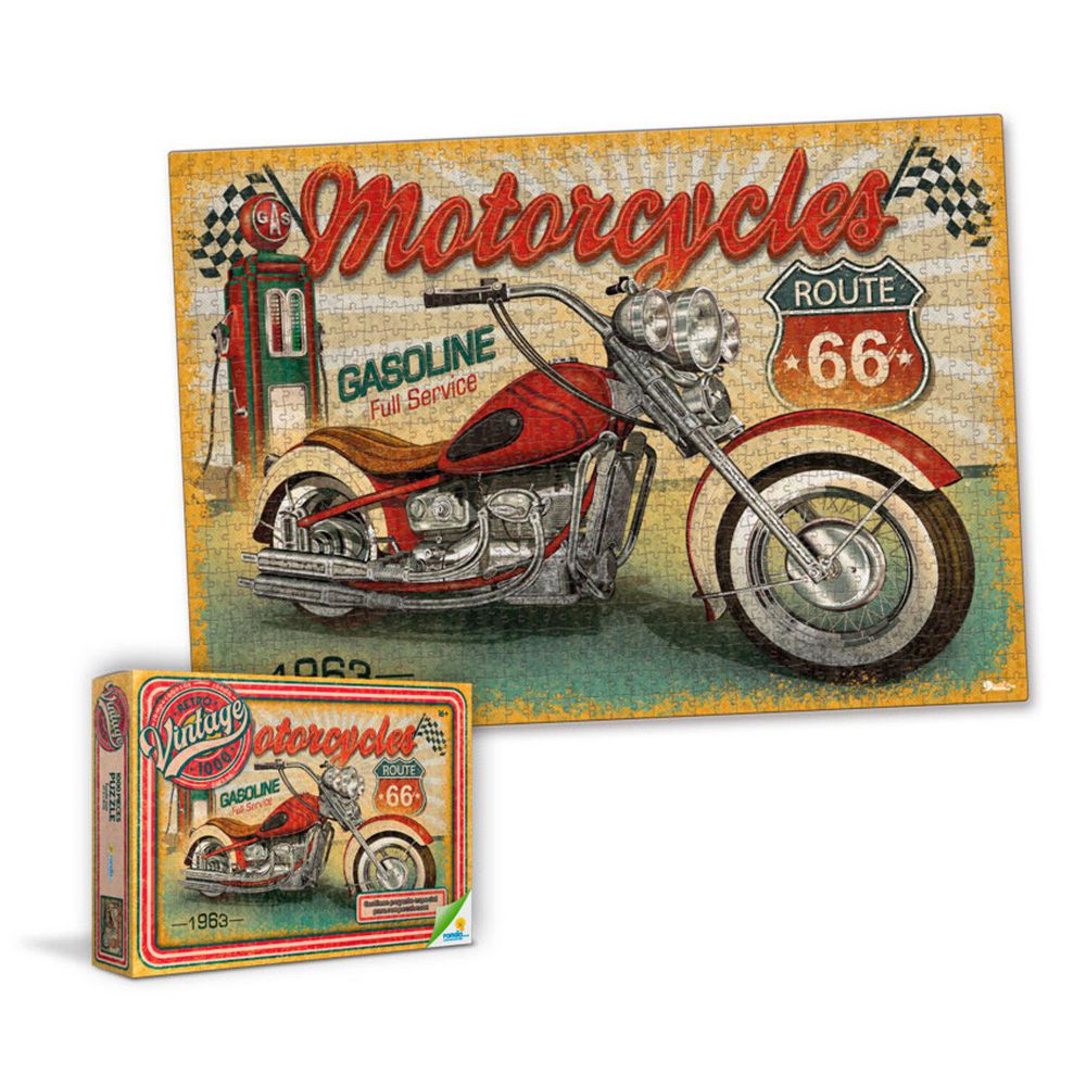 Slime X 1000 Pzas Retro Vintage Moto RONDA img #1