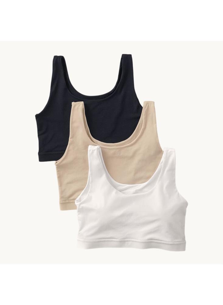 Paquete X 3 Tops Talla Única Con Bolsillo Interno Para Guardarlo Pocket Bra 91036X3 img #1