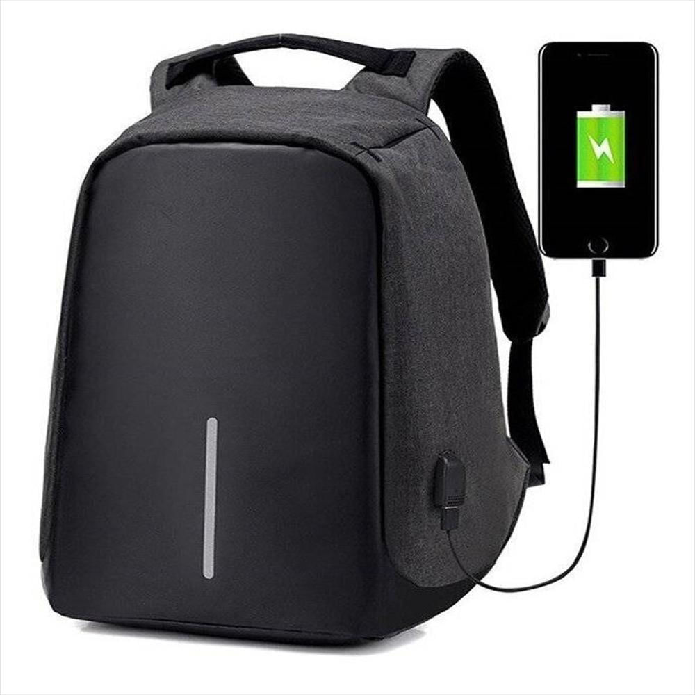 Maleta Antirrobo Con Cable Usb Mochila Morral Anti Robo img #3