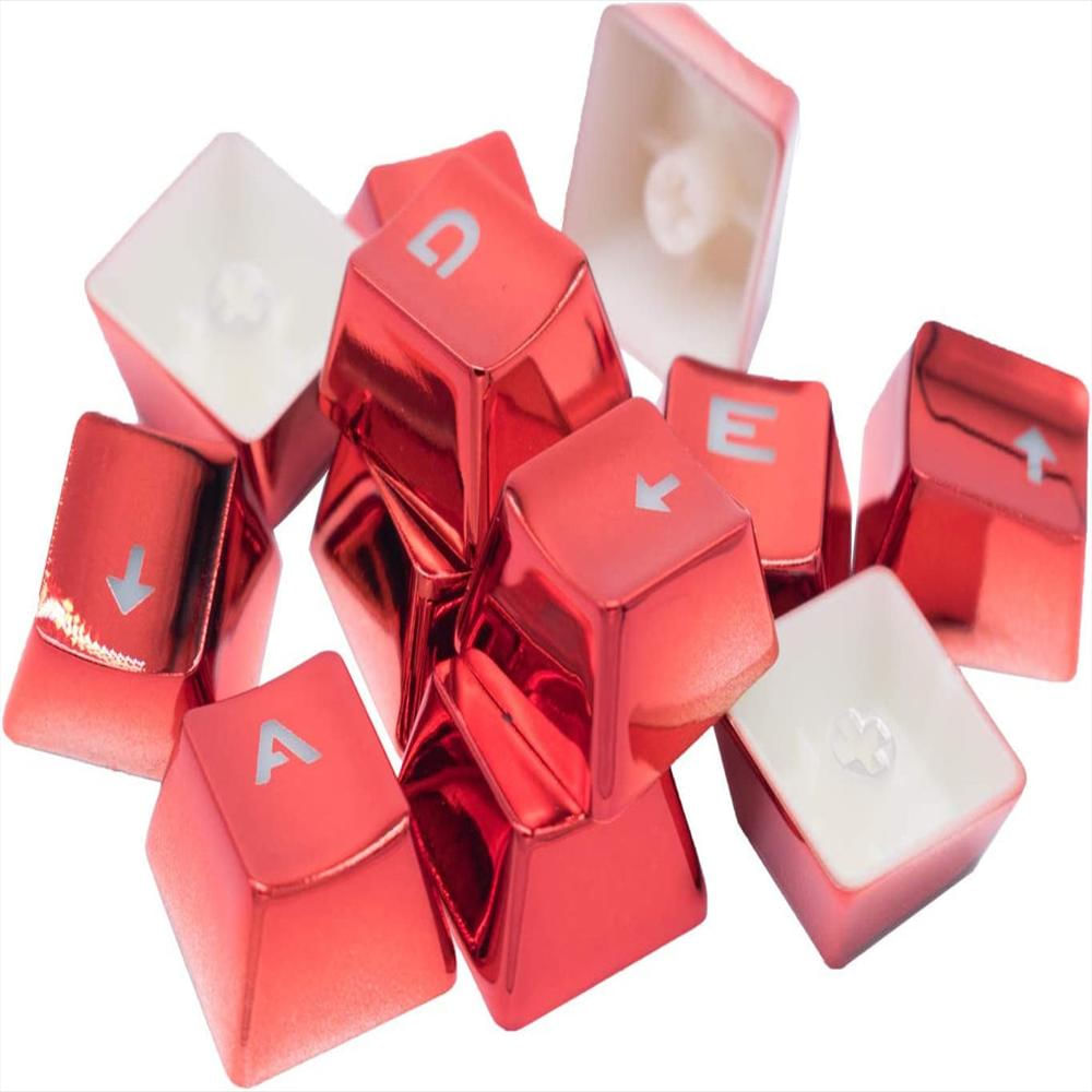 Set Keycaps Rojo Teclado Mecánico Cubierta Metálica Oem img #2