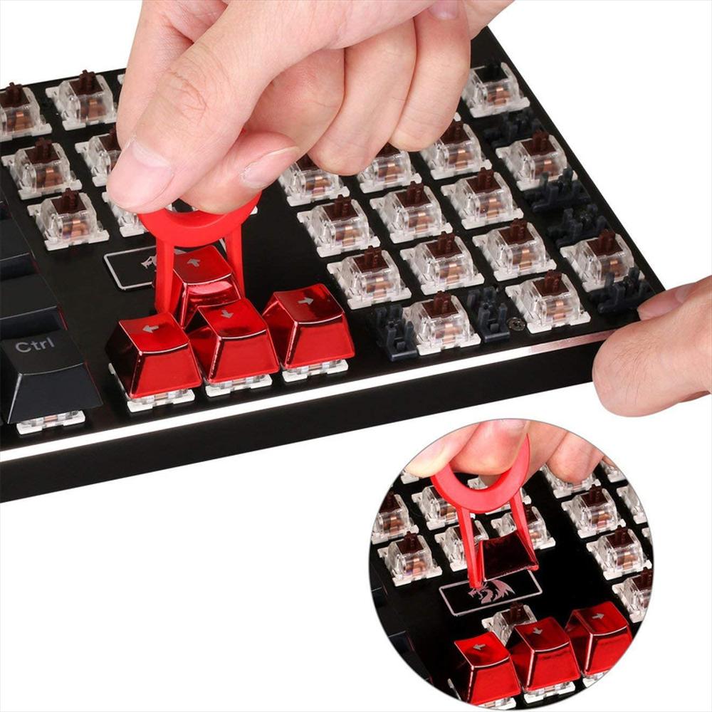 Set Keycaps Rojo Teclado Mecánico Cubierta Metálica Oem img #3
