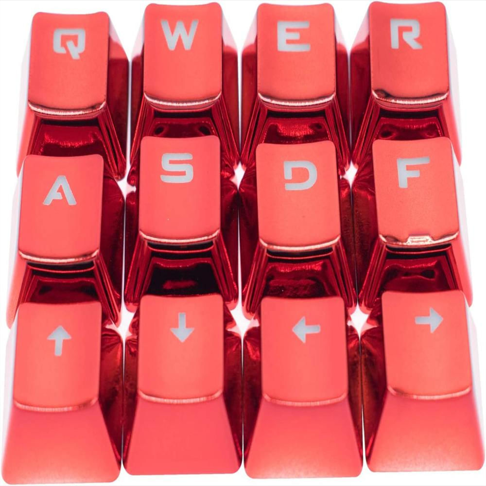 Set Keycaps Rojo Teclado Mecánico Cubierta Metálica Oem img #4
