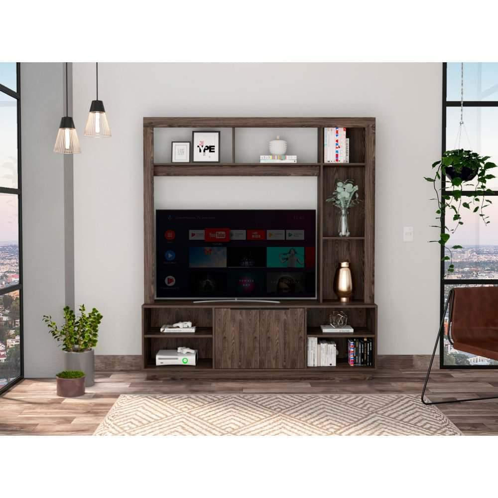 Centro De Entretenimiento San Pedro Coñac 160 Cm Con Dos Puertas img #4