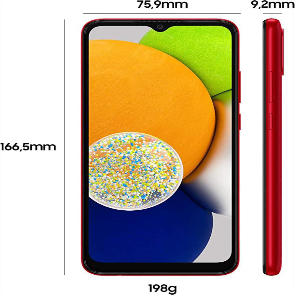 Celular Samsung Galaxy A03 Rojo 64Gb Ram 4Gb Dual Sim img #2
