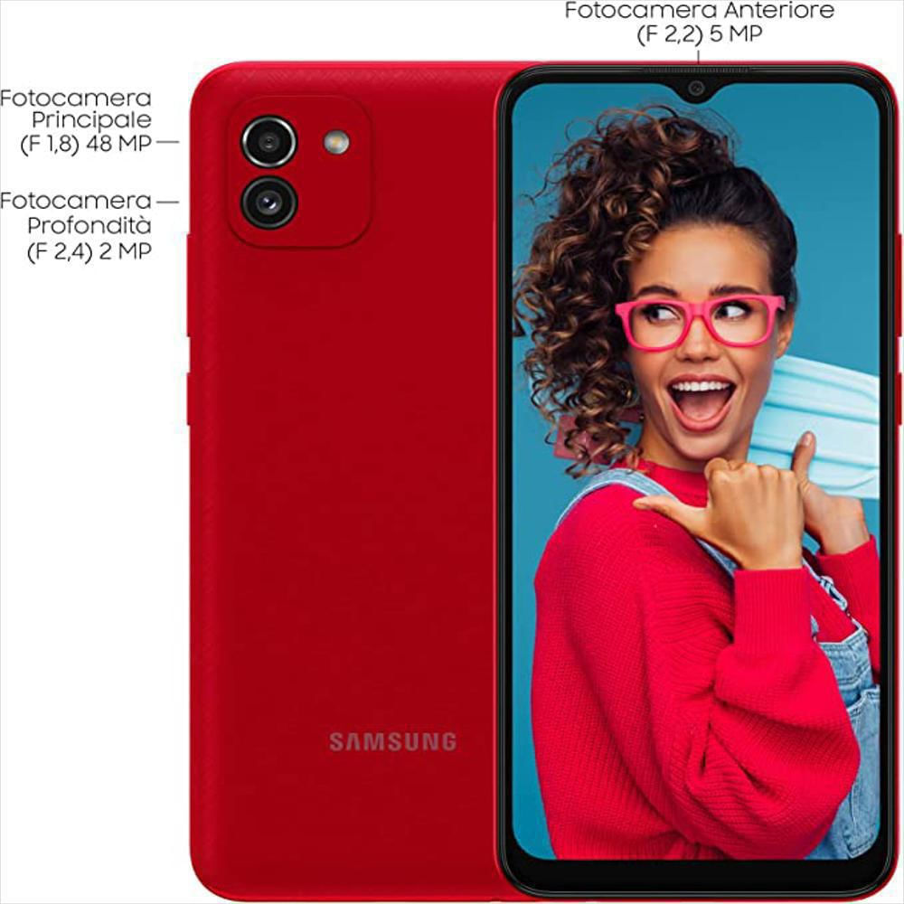 Celular Samsung Galaxy A03 Rojo 64Gb Ram 4Gb Dual Sim img #3