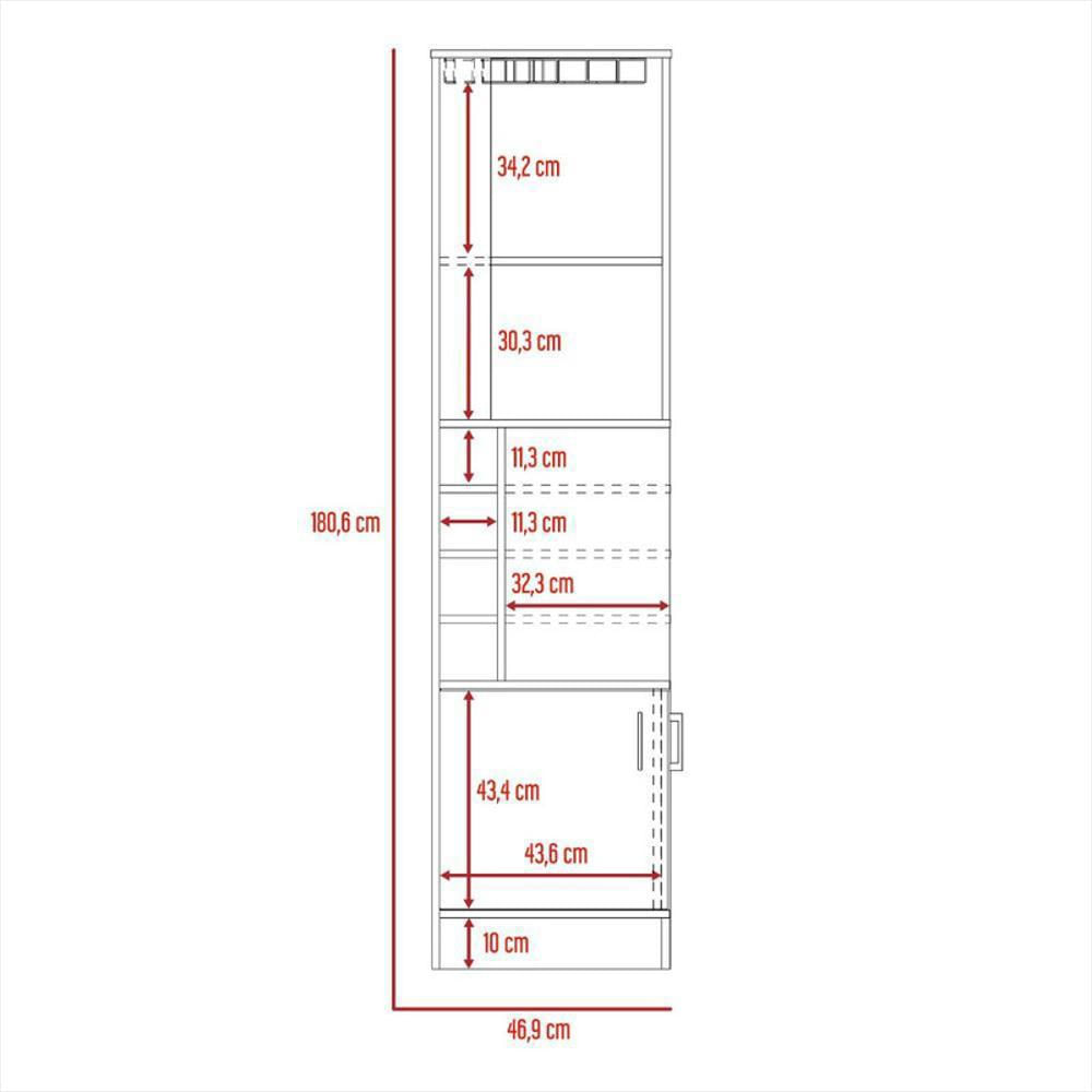 Bar Esquinero Guiza Wengue Dos Puertas Espacio Para Copas Y Vino img #5