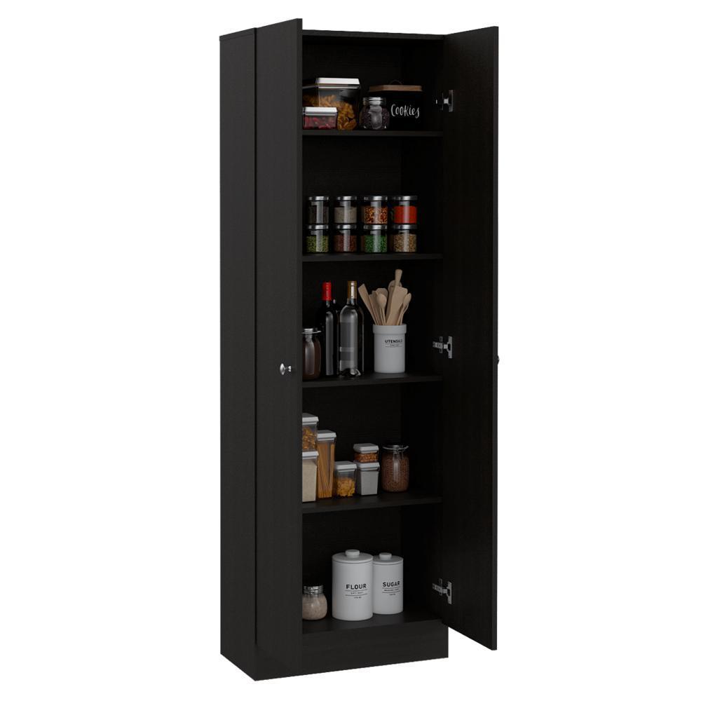 Alacena Deck, Wengue, Con Cinco Entrepaños Para Almacenamiento img #4