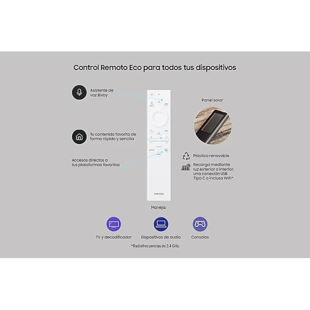 Televisor Samsung 65 Pulgadas The Frame Qled 4K Plano Smart Tv Qn65ls03bakxzl img #5