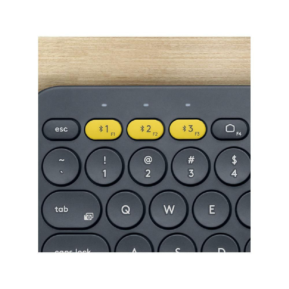 Combo Inalámbrico Logitech: Mouse M350 +Teclado K380 Bluetooth Gris img #3