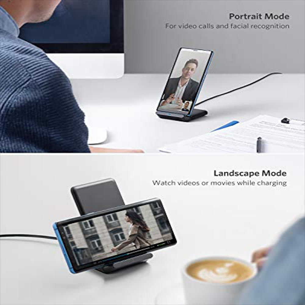 Cargador Inalámbrico Anker Soporte Powerwave Certificado Qi No Incluye Adaptador Ac img #4