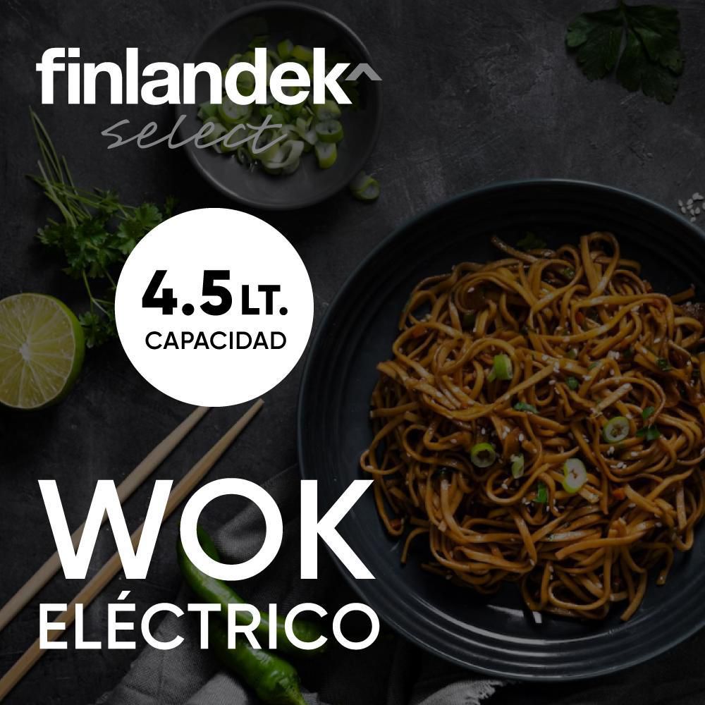 Wok eléctrico 4.5 Lt FINLANDEK SELECT FISK309CO img #5