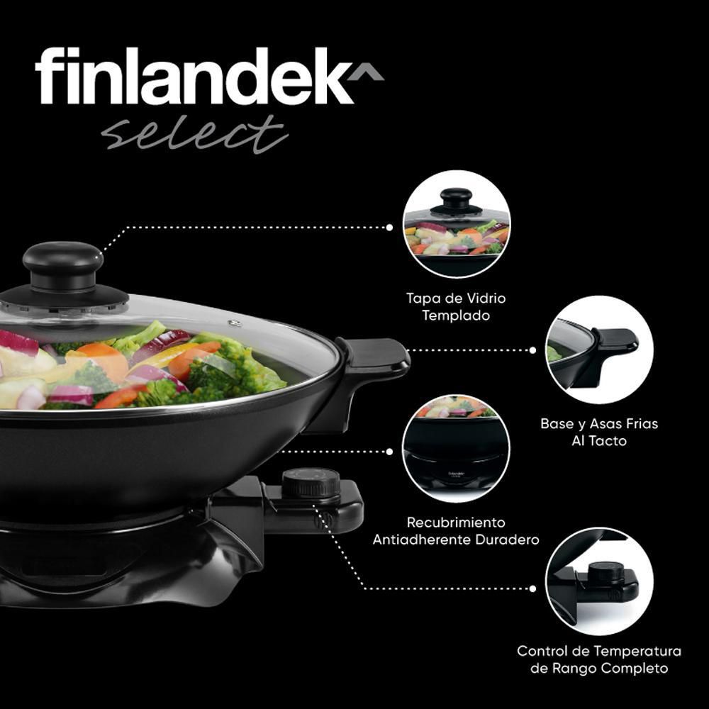 Wok eléctrico 4.5 Lt FINLANDEK SELECT FISK309CO img #6