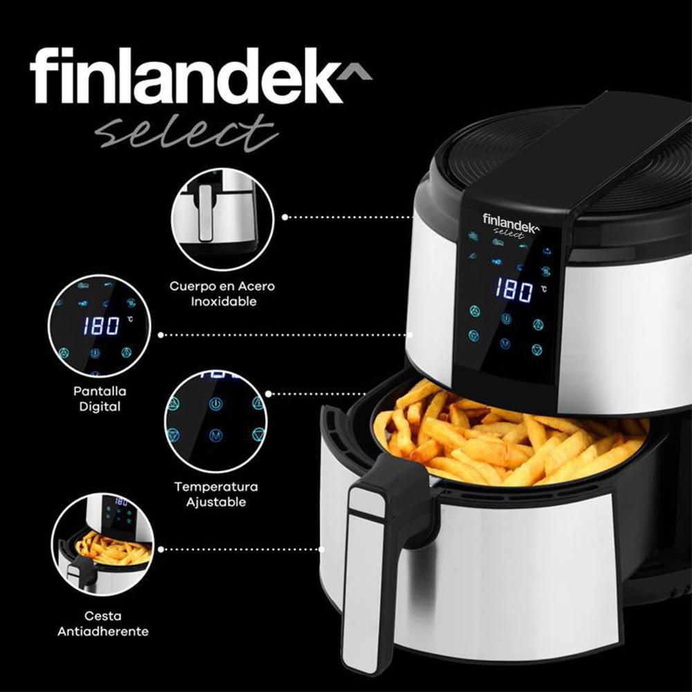 Freidora de aire digital 5 lts FINLANDEK SELECT FIDF548CO img #5