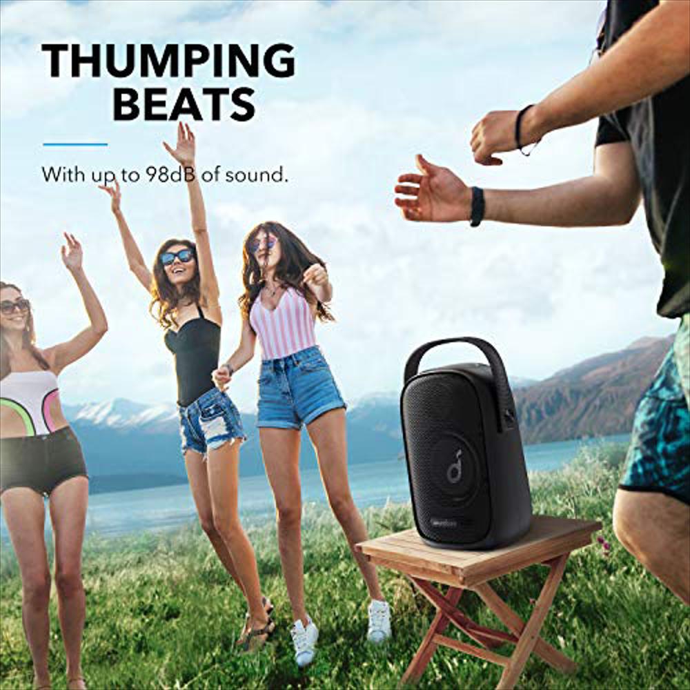 Parlante Bluetooth Soundcore Trance Go Para Exteriores Con Tecnología Bassup Sync 100+ Speakers 24 Horas De img #2