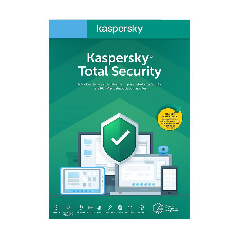 Kaspersky Total Security 10 Dispositivo 2 Años img #1