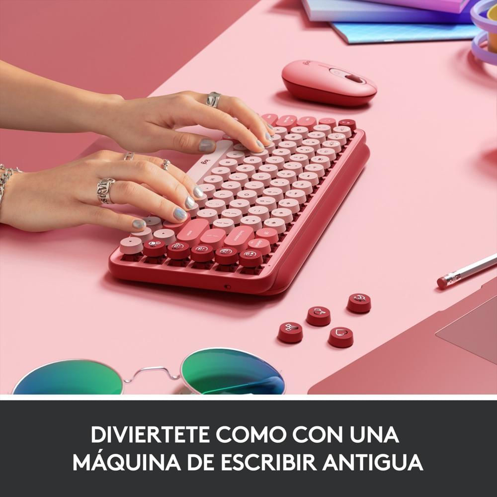 Logitech Combo Inalámbrico Pop Keys Pop Mouse Heartbreaker img #4