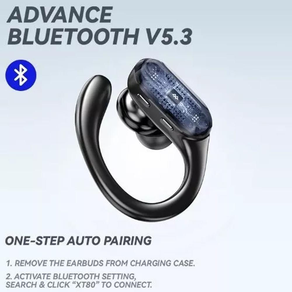 Audífonos Lenovo Livepods Xt80 Bluetooth 5.3 Color Negro img #4