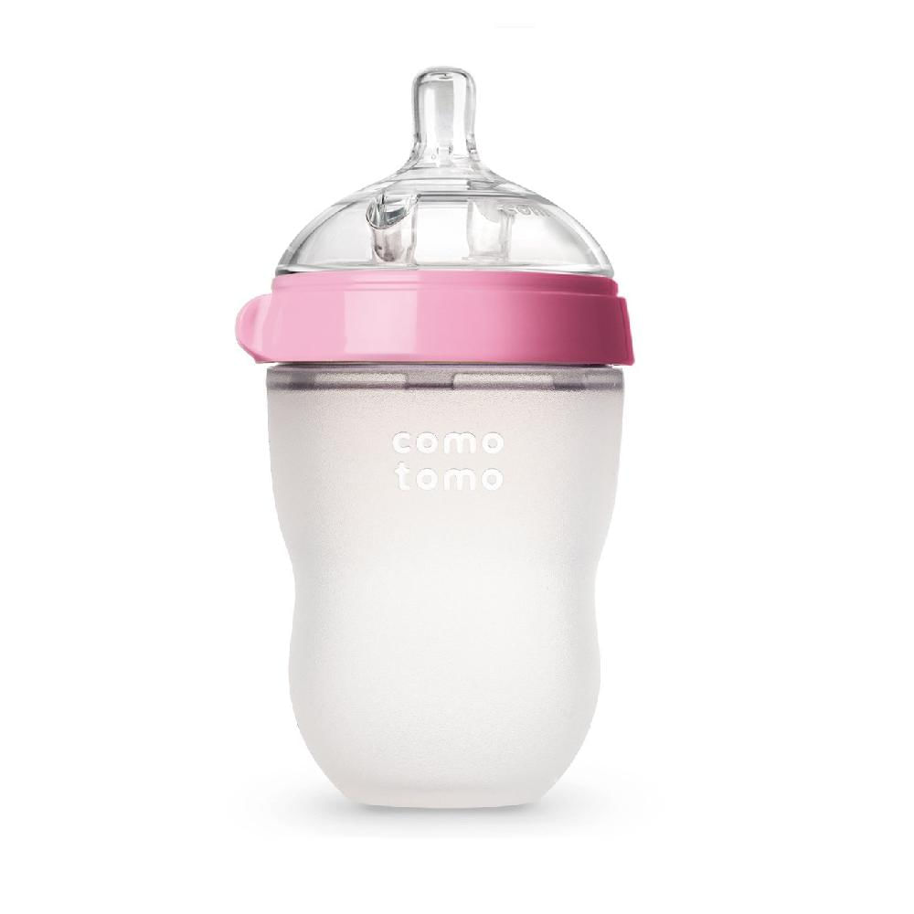 Tetero Comotomo Biberon Silicona Anticolico 8 Onz Para Niñas img #1
