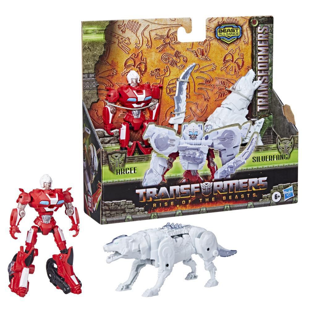 Figura de Acción TRANSFORMERS Arcee y Silverfang El Despertar de las Bestias img #4