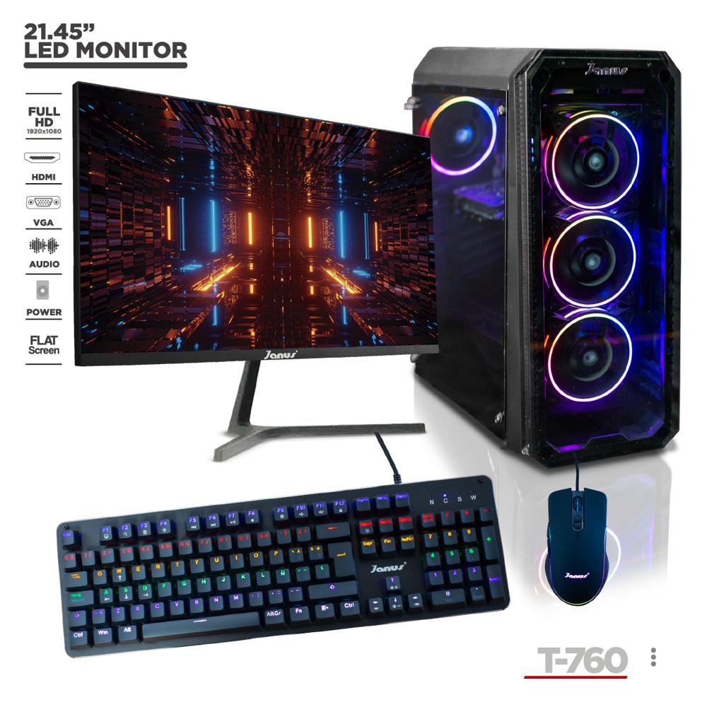 Computador Gamer Procesador A Ryzen 5 5600G / Ssd 512Gb M.2 Pcie / Monitor 22 img #1