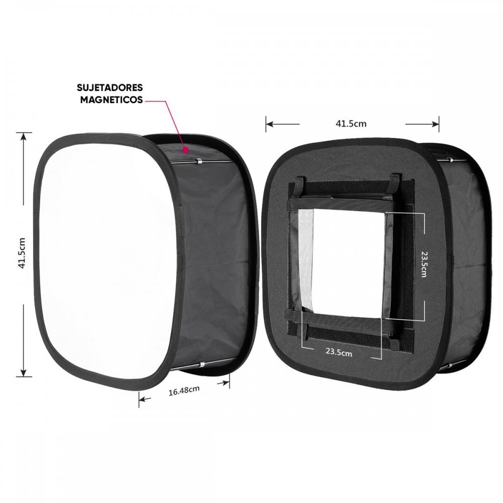 Softbox Difusor Plegable para Panel Luz Led img #2