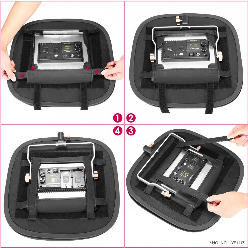 Softbox Difusor Plegable para Panel Luz Led img #3