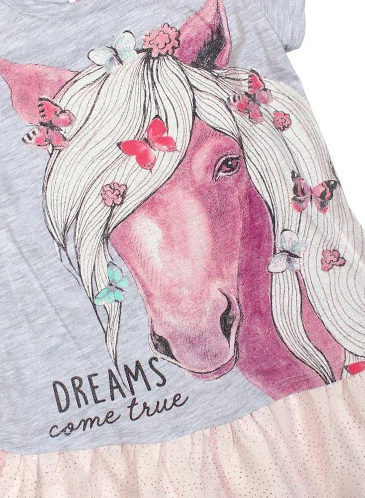 Vestido Manga Corta En Tejido SOYE KIDS  SKMW10 img #2