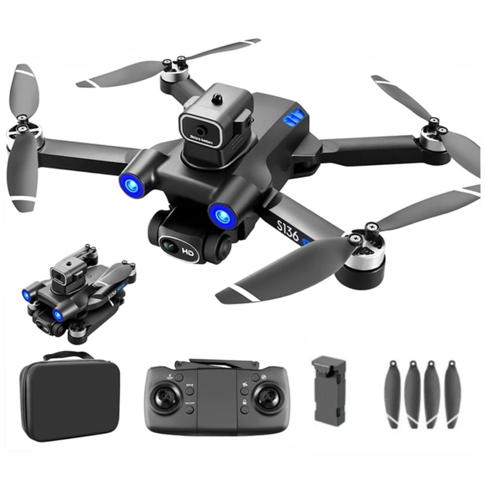Drone Wifi Gps Motor Brushless S136 Doble Camara Estuche img #1
