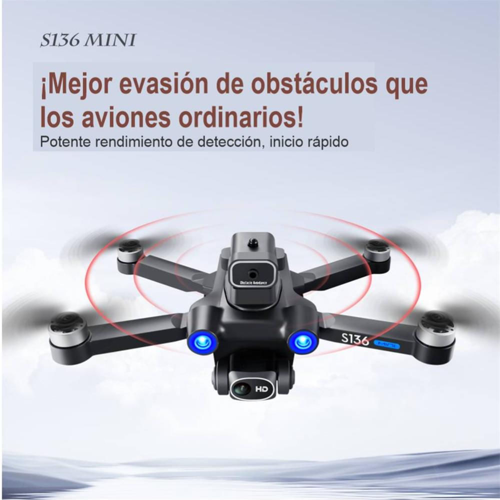 Drone Wifi Gps Motor Brushless S136 Doble Camara Estuche img #4