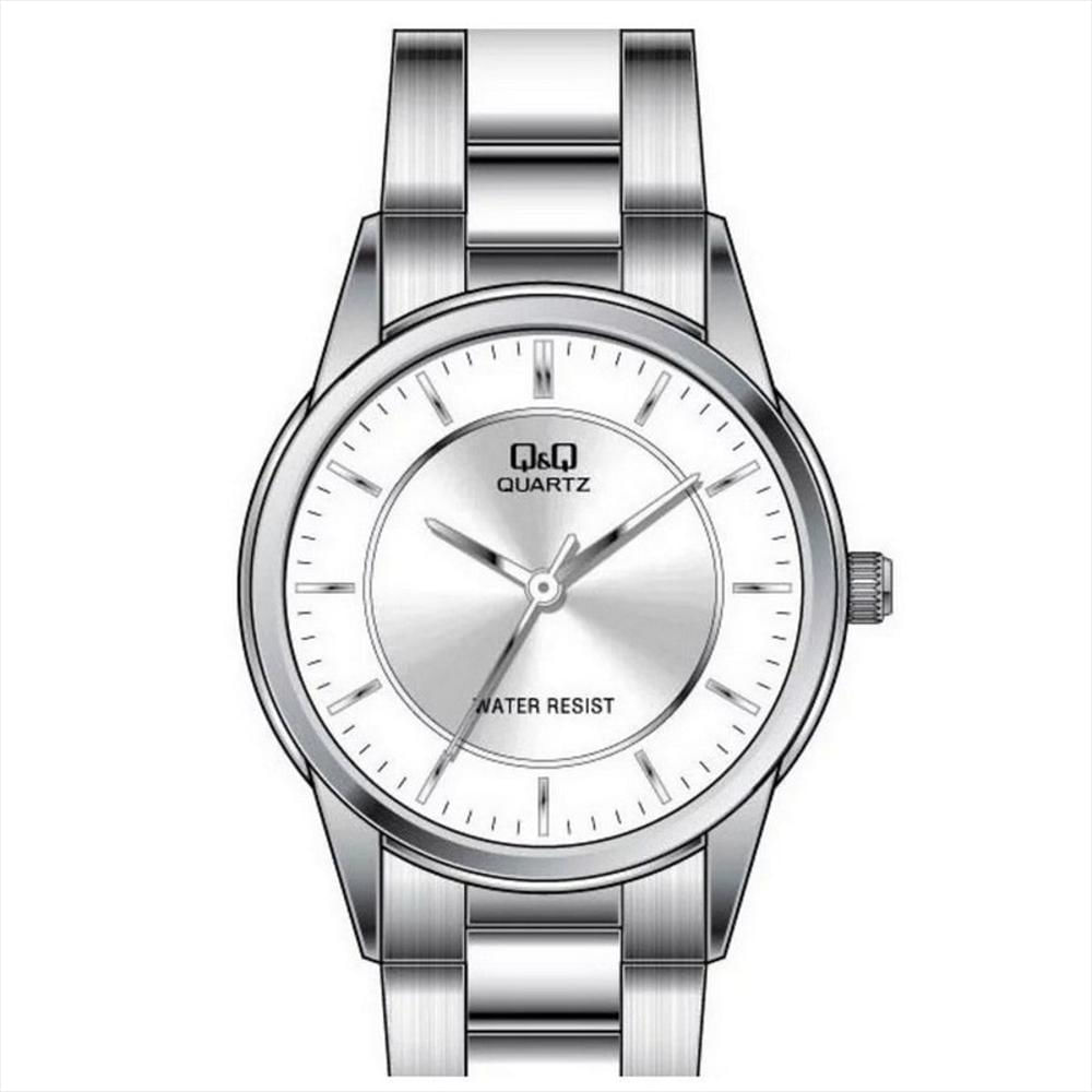 Reloj Q&Q Qyq Qa45j201y Casual Acero Mujer Dama + Estuche img #2