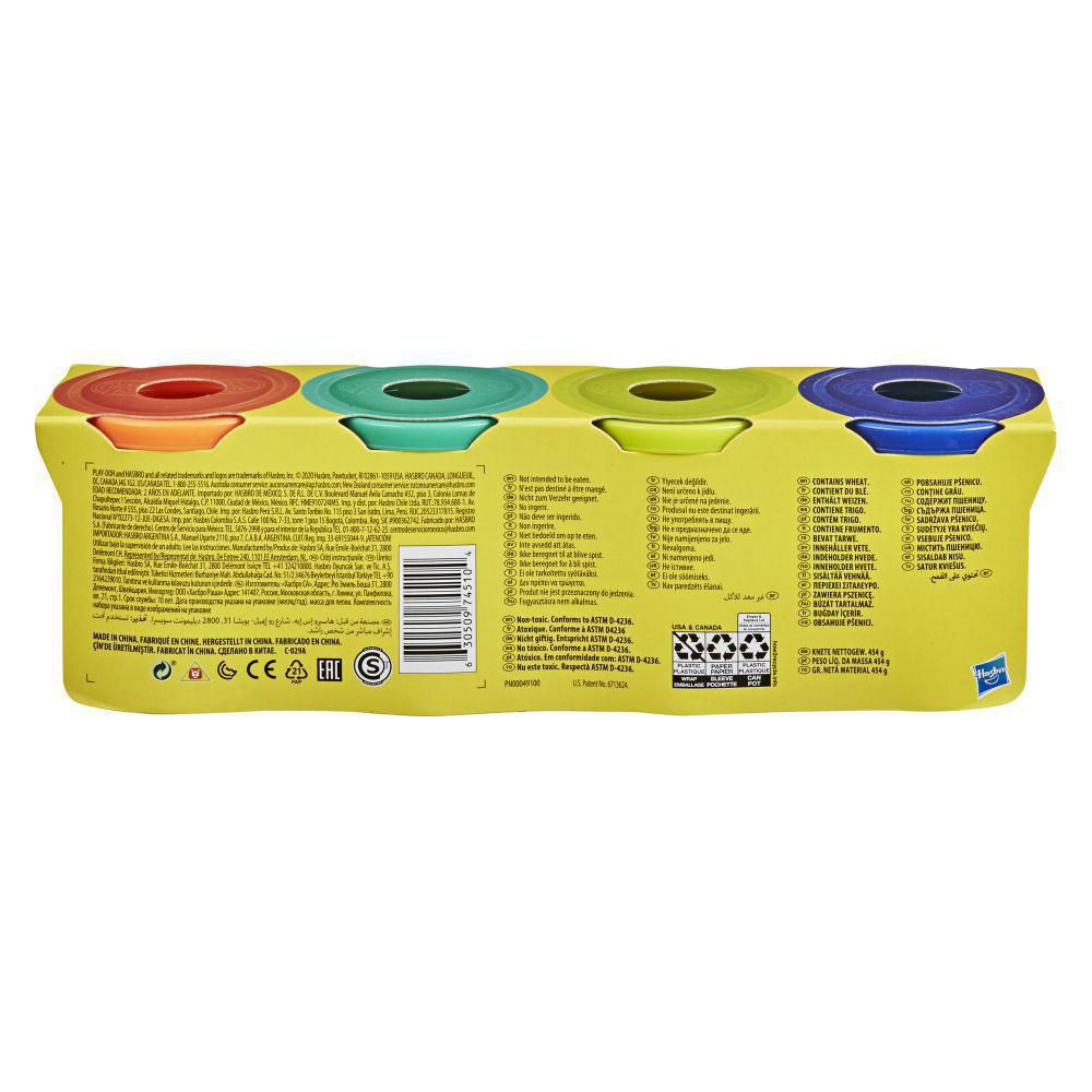 Plastilina Set 4 Colores Brillantes PLAY DOH img #4