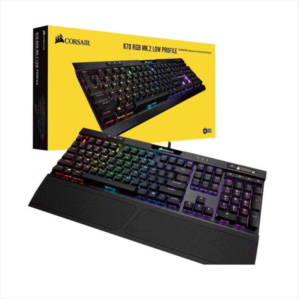 Teclado Mecánico Corsair K70 Mk.2 Mx Low Profile Rgb Speed img #1