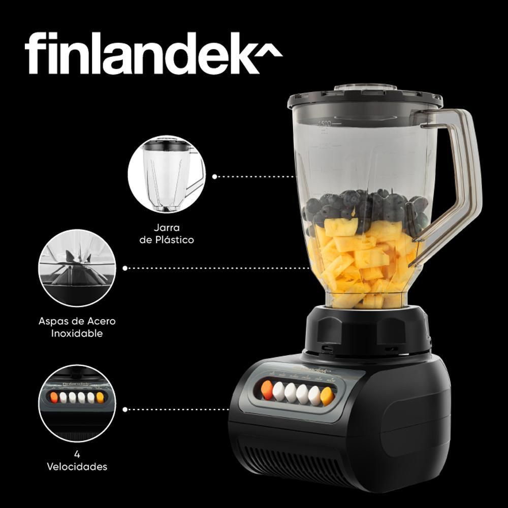 Licuadora 4 v vaso plast ne  FINLANDEK FI33129 img #5
