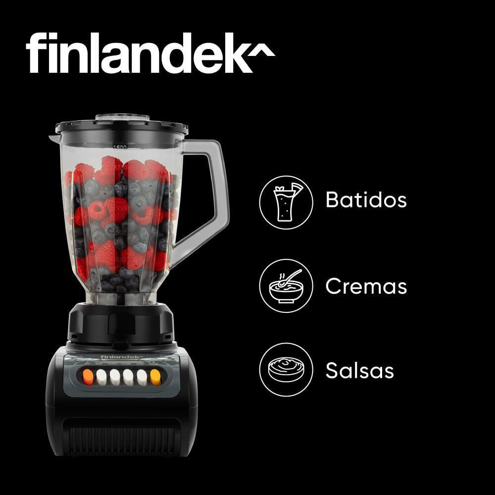 Licuadora 4 v vaso plast ne  FINLANDEK FI33129 img #6