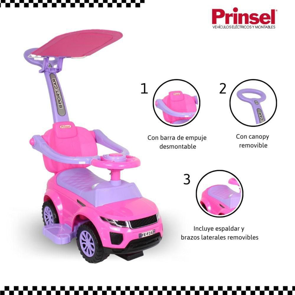 Carro Montable Para Niños Correpasillo Discovery Special Rosa PRINSEL img #1