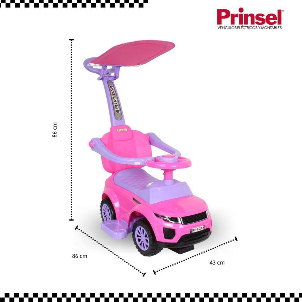 Carro Montable Para Niños Correpasillo Discovery Special Rosa PRINSEL img #6