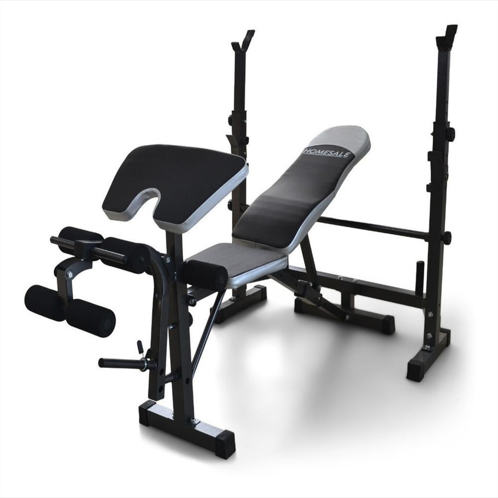 Banco Para Pesas Home Sale + Barra Olimpica + 6 Discos De 10 Libras img #4