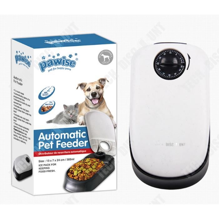 Dispensador automtico de croquetas TD para perros y gatos Cronmetro automtico para alimentos Tazn slido para mascotas Tazn Temporizador img #2
