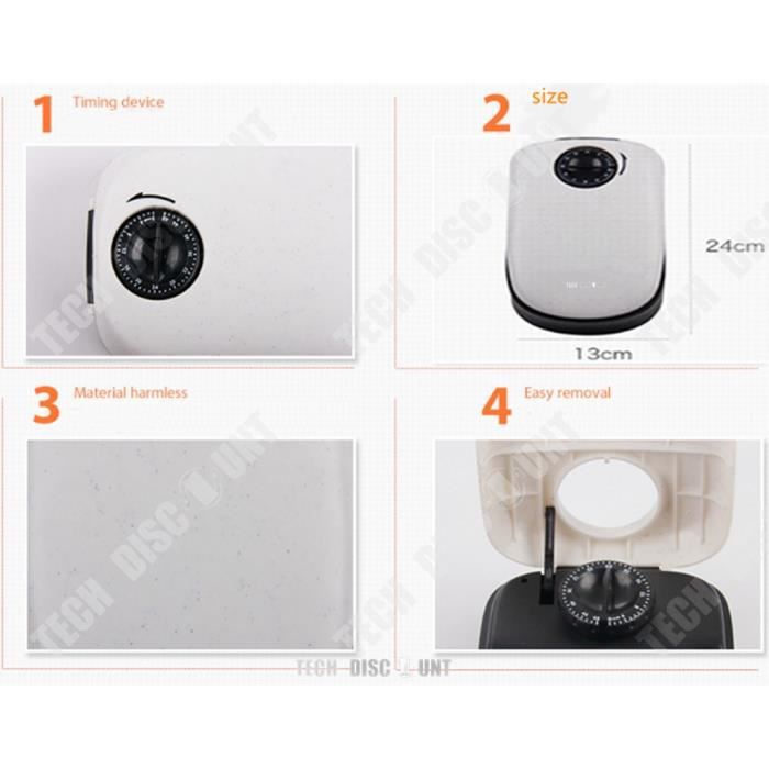 Dispensador automtico de croquetas TD para perros y gatos Cronmetro automtico para alimentos Tazn slido para mascotas Tazn Temporizador img #3