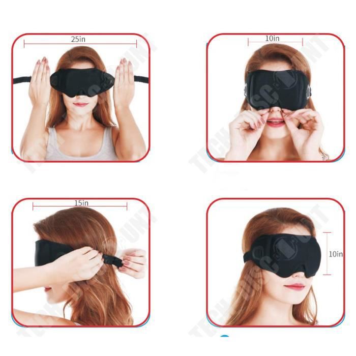 Mscara para ojos TD proteccin ocular recorte estereoscpico 3D sombreado mscara para ojos transpirable promocin Sum img #4