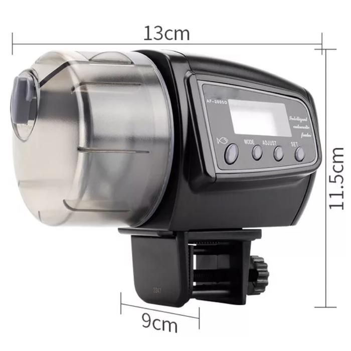 Dispensador TD Alimentador de alimentos para acuarios Dispositivo automtico programable para peces Capacidad del tanque Batera Cha img #2
