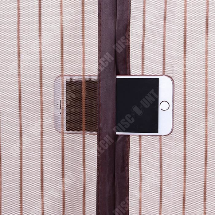 TD Cortina de puerta para mosquitos 80 190 CM Pantalla de ventilacin de mosquitera de velcro magntico autocebante img #4