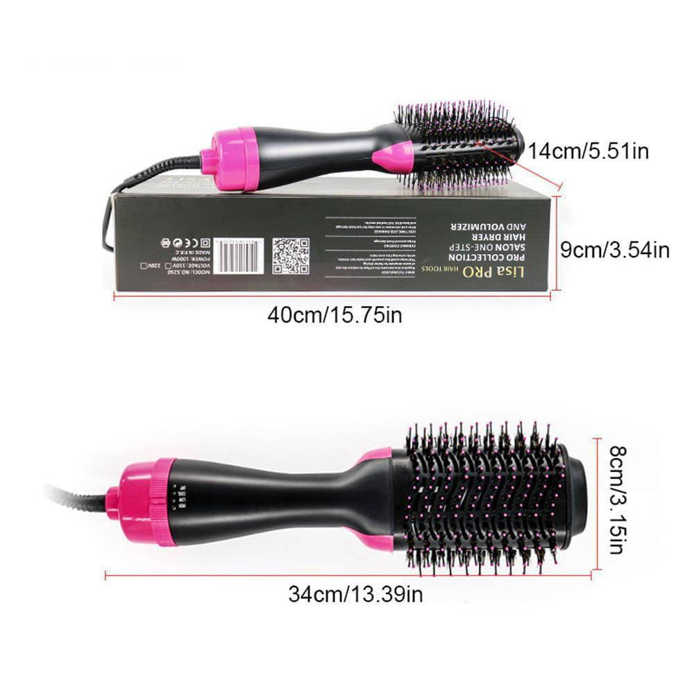 Secador 2 En 1 Cepillo De Aire Caliente Y Frío Multifunción img #2