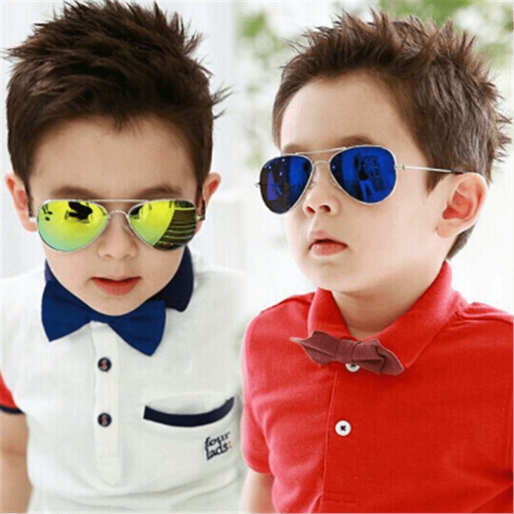 Gafas Ninos Marco dorado-Lente Gris img #1