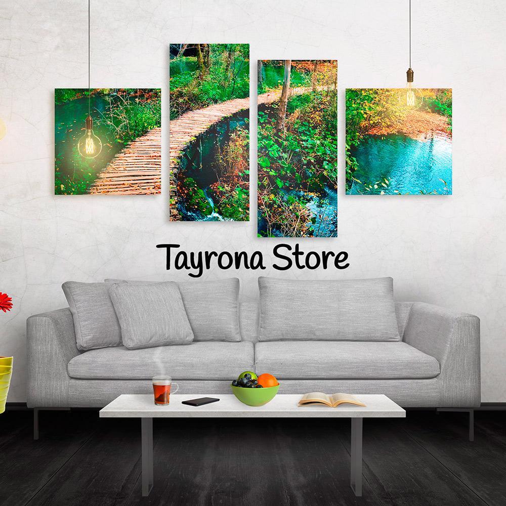 Cuadro Tayrona Store 140 X 80 Camino Bosque 01 img #1