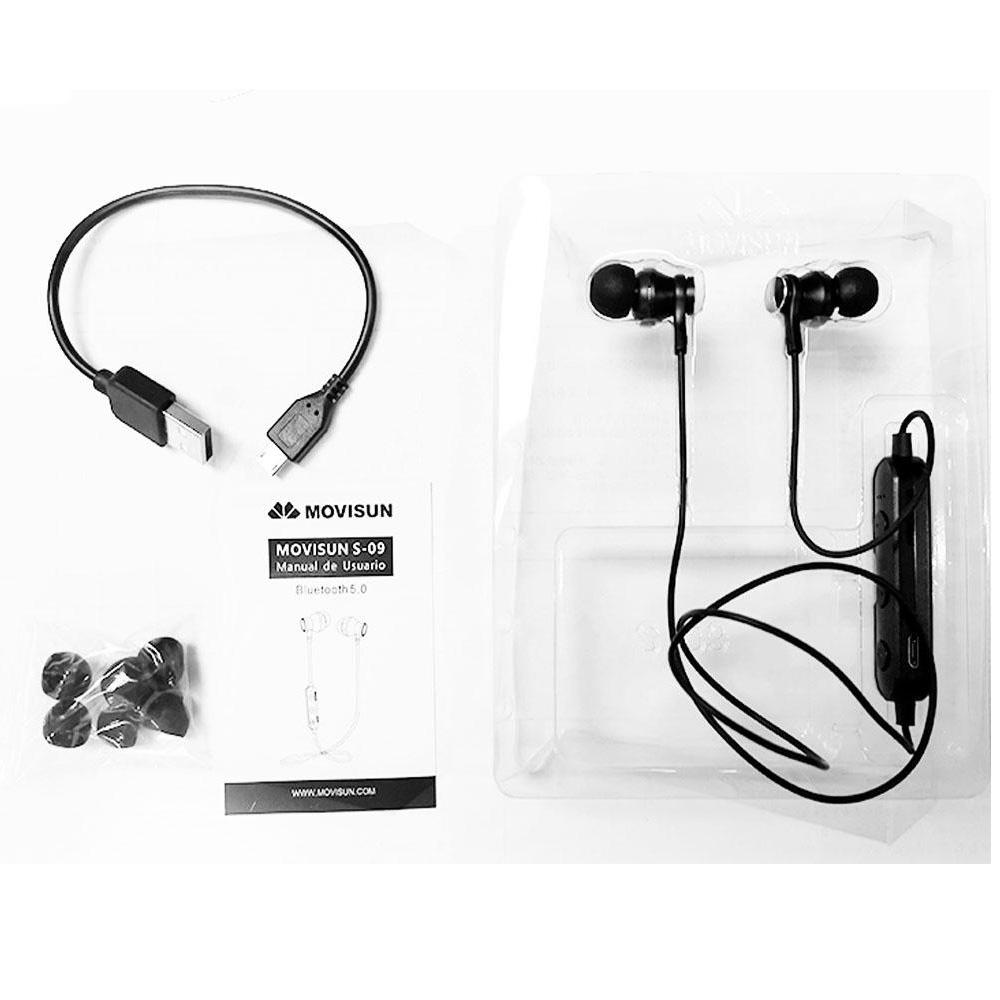 Audifono Bluetooth Movisun S09 Negro img #4