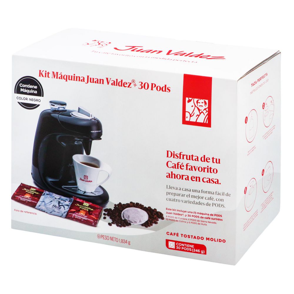 Kit Maquina De Cafe + 30 Pods JUAN VALDEZ maquina pods img #2